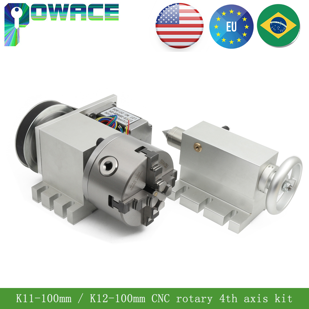 Woodworking Lathe Chuck - 【EU US BR】CNC parte A rotatorio