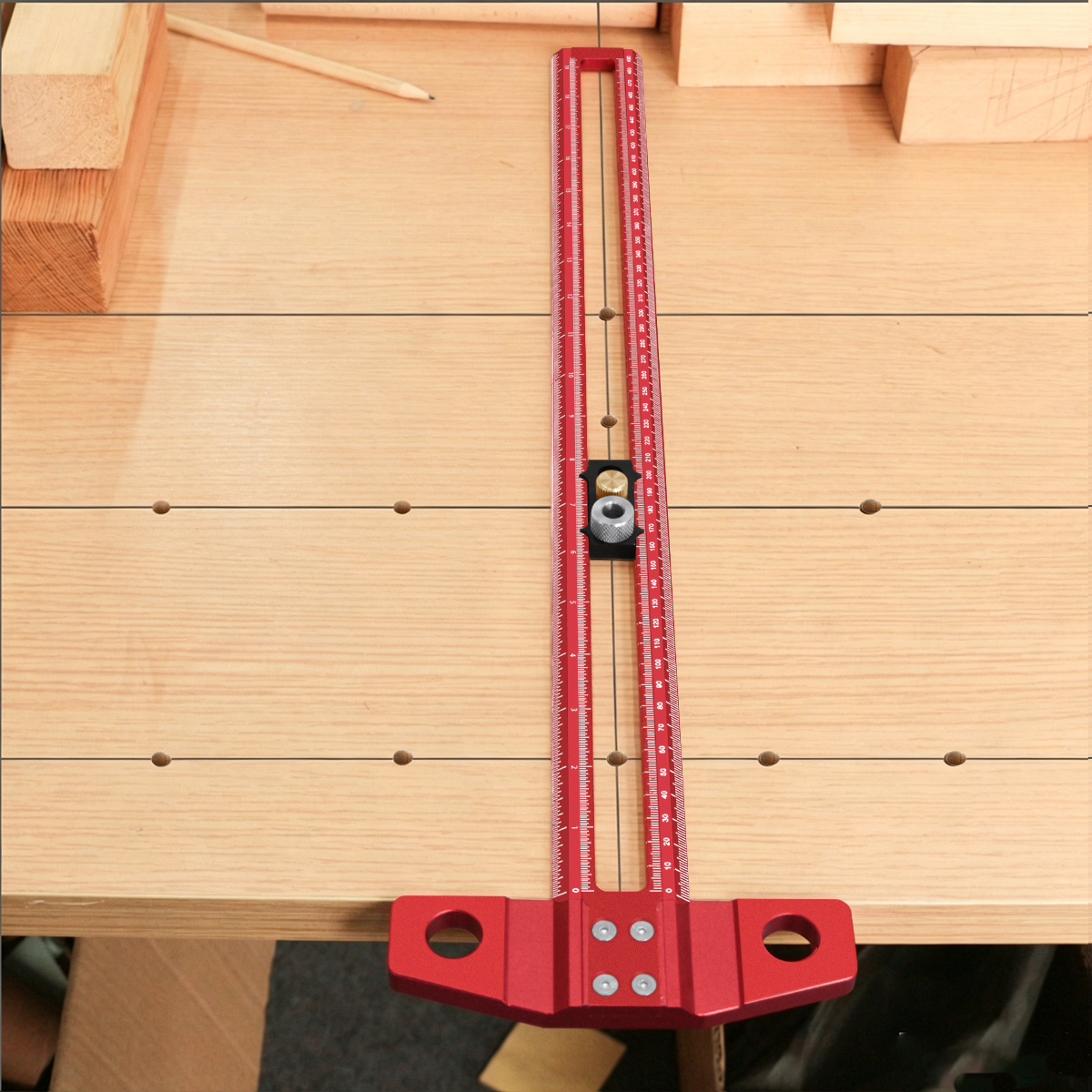 Woodworking Ruler - Regla de Marcado en T para