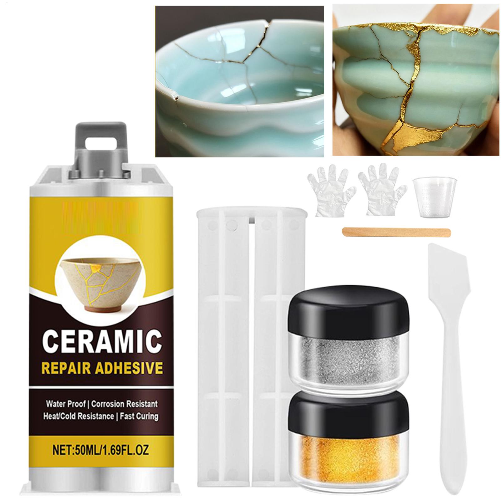 Woodworking Japanese - Kit de reparación de cerámica Kintsugi