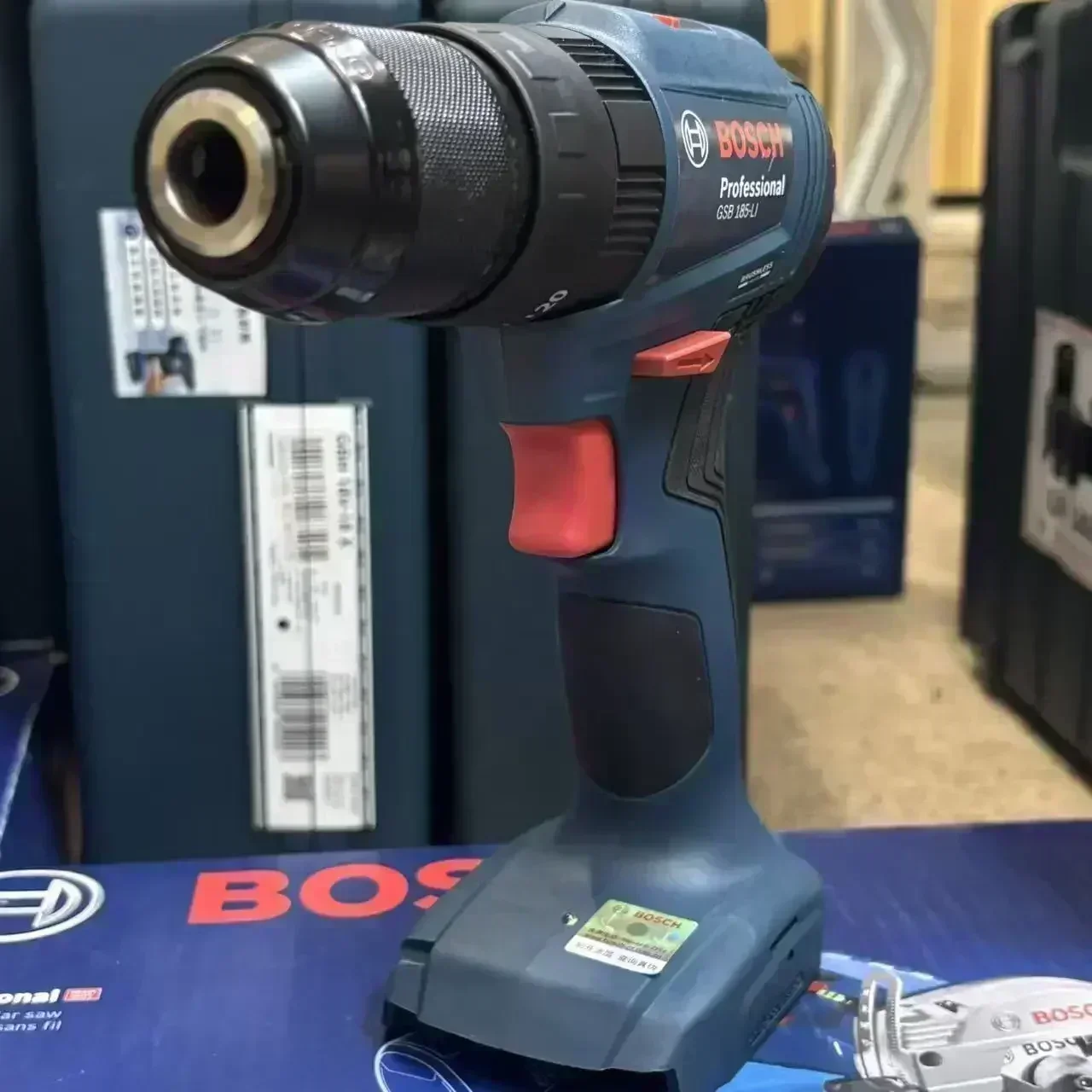 Bosch Drill Gsb 18V - Taladro de impacto inalámbrico Bosch GSB