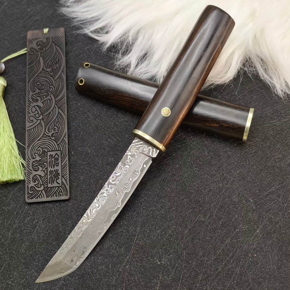 Woodworking Japanese - Cuchillo de Bolsillo de Hoja Fija