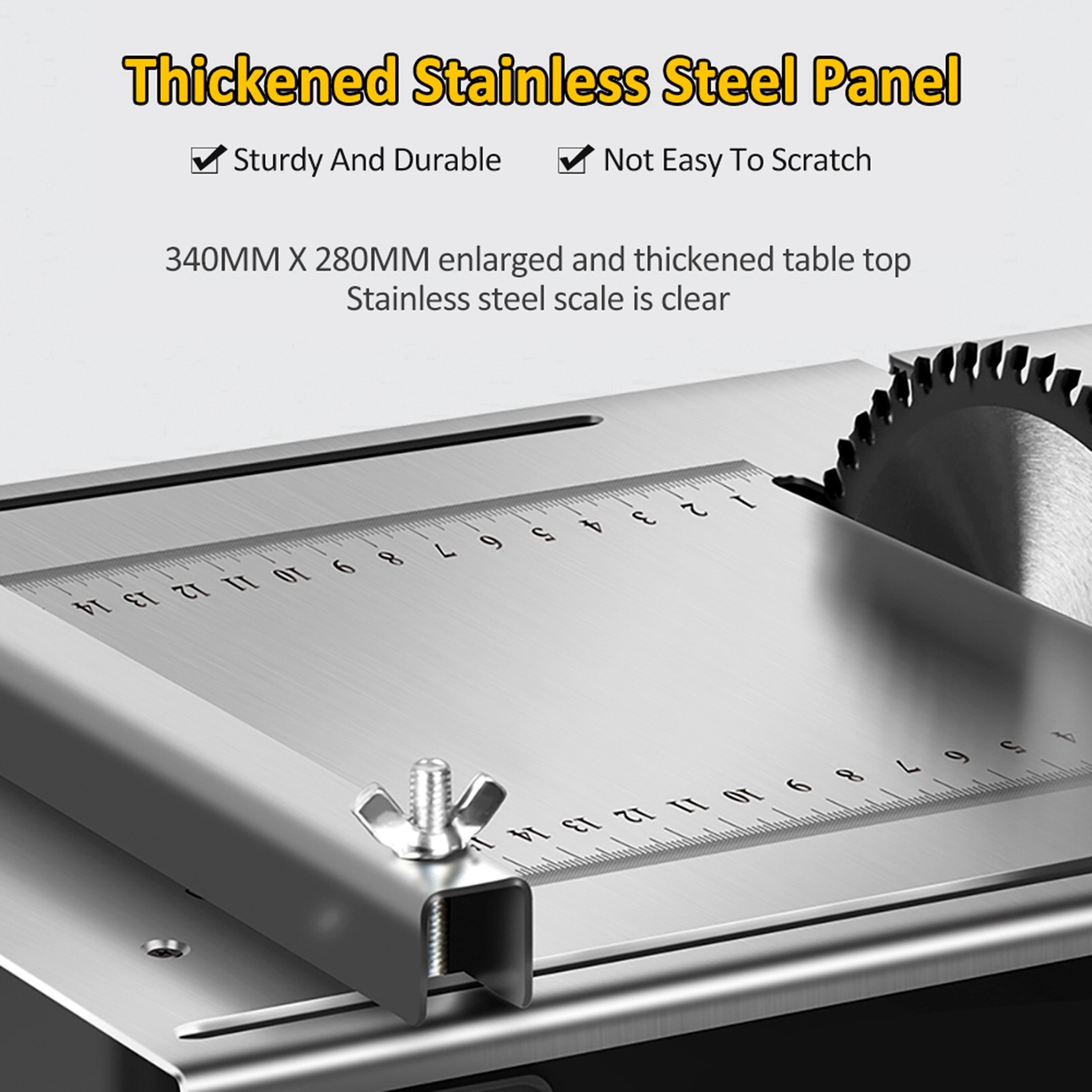 Sierra de mesa para decoración - Woodworking Ruler reseña y precio