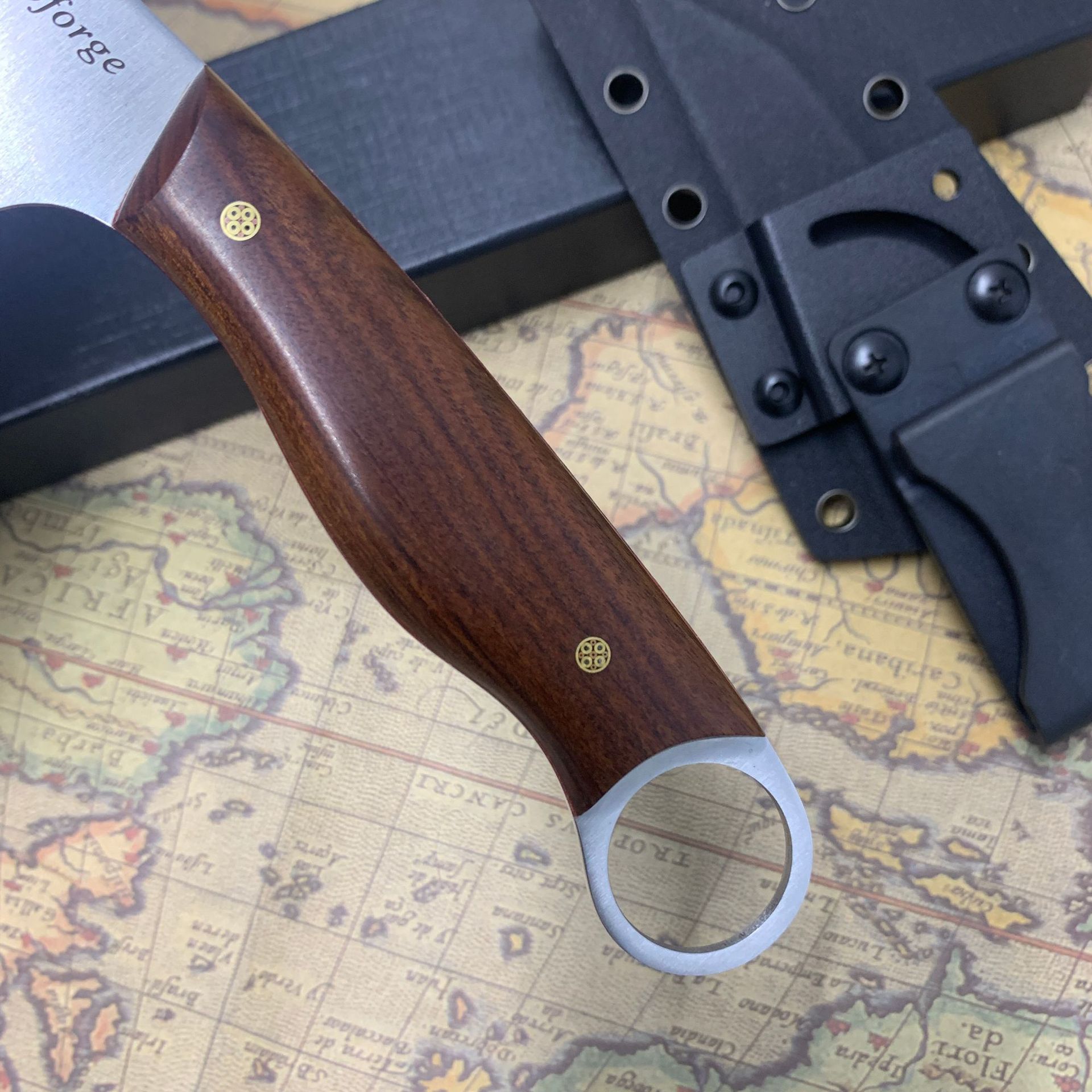 Cuchillo de Hoja Fija Forjado  - Woodworking Japanese reseña y precio