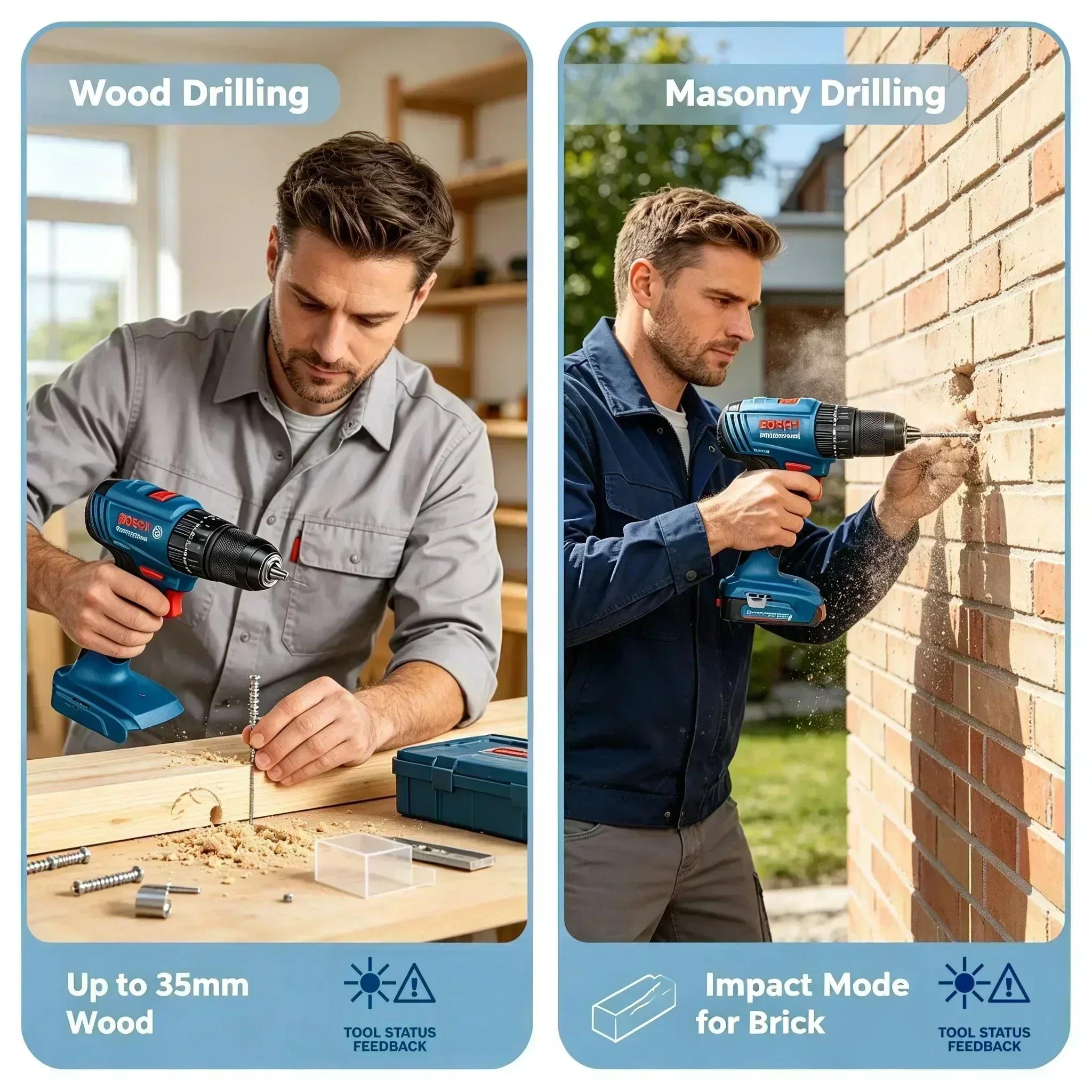 Taladro de impacto inalámbrico - Bosch Drill Gsb 18V reseña y precio