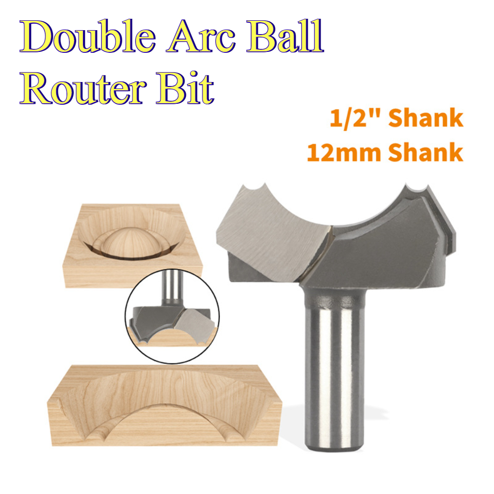 Fresa de doble arco para fresa - Router Bits For Woodworking reseña y precio