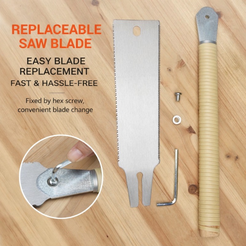 Sierra de mano de doble filo e - Woodworking Japanese reseña y precio