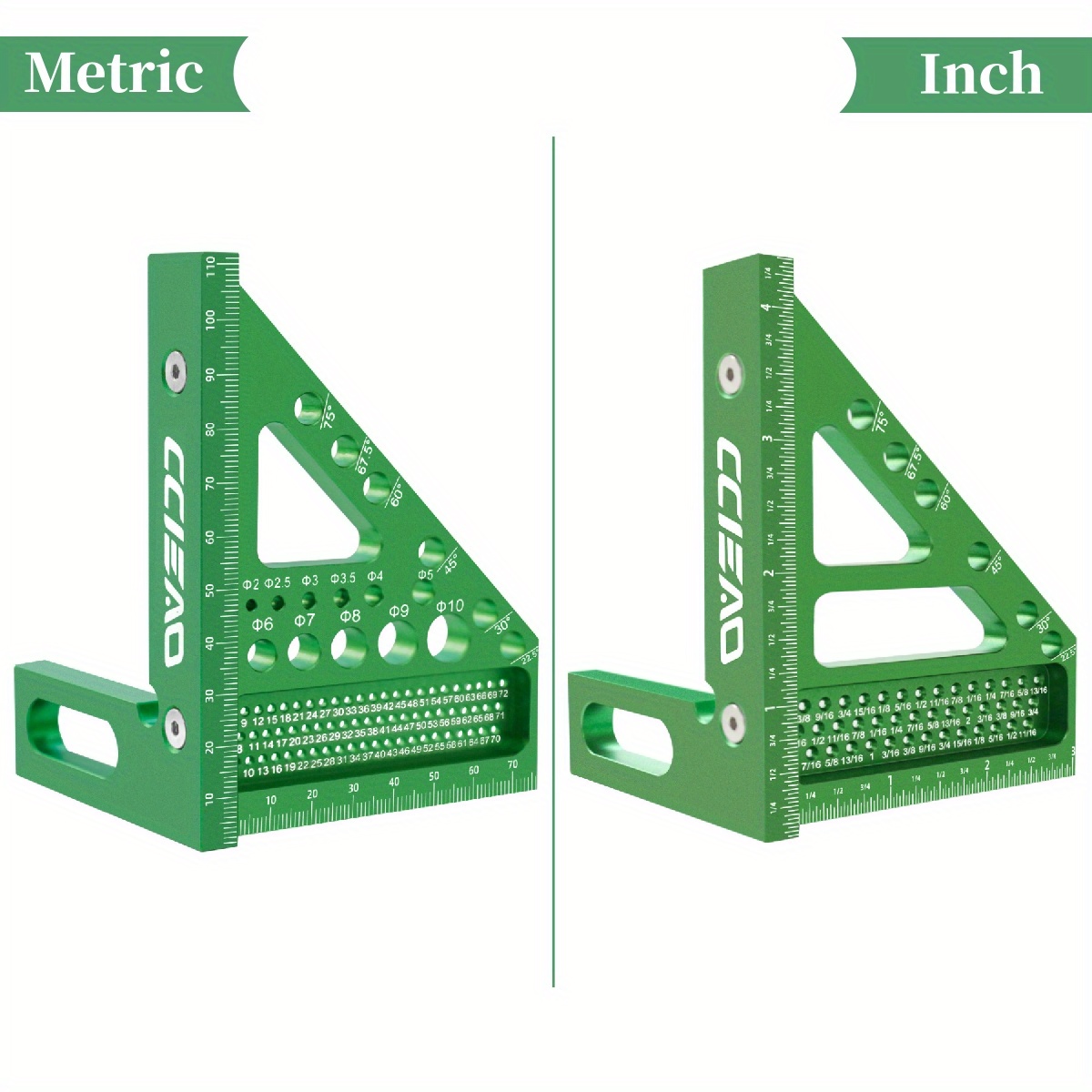 Regla de medición multiángulo  - Woodworking Ruler reseña y precio