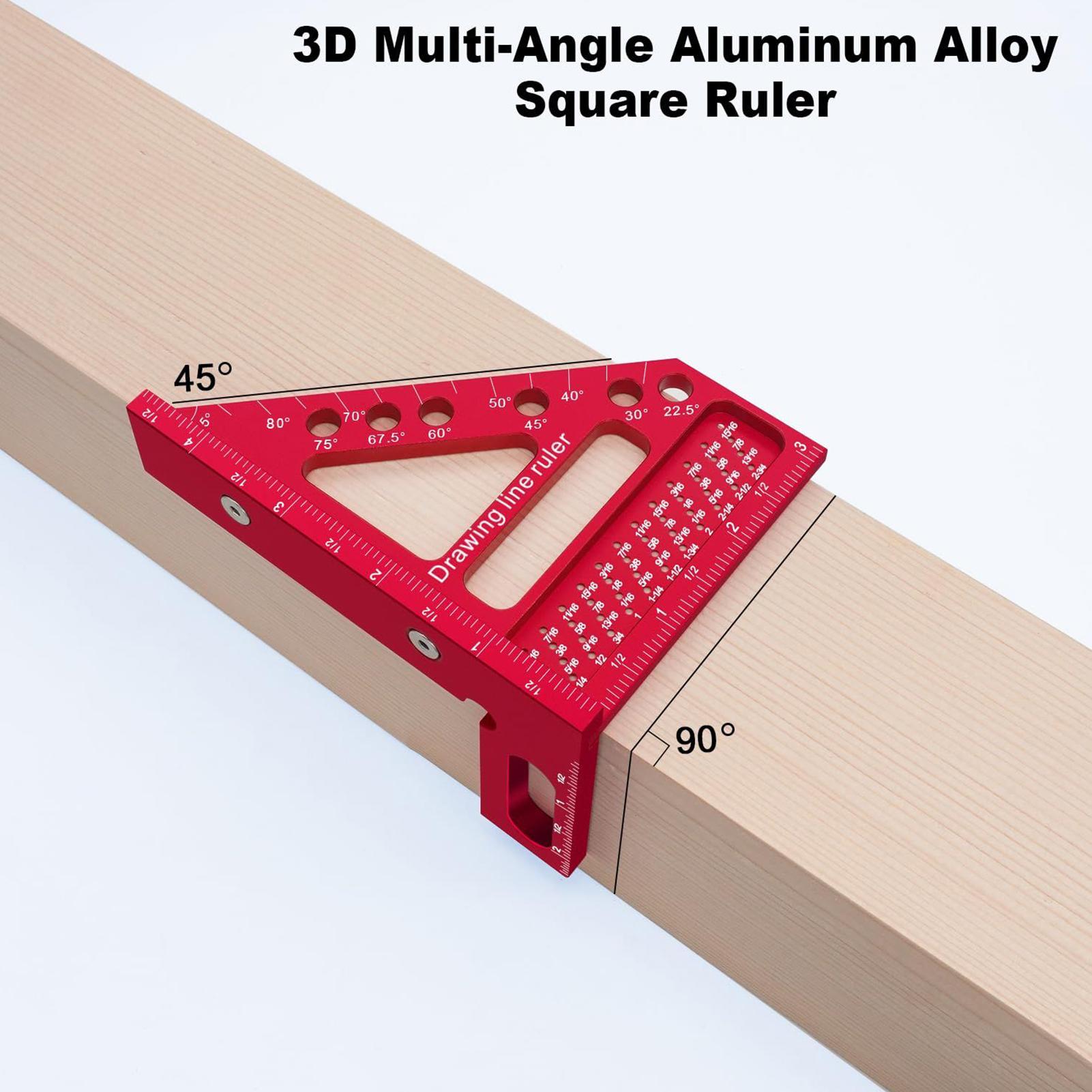 Regla de marcado de agujeros c - Woodworking Ruler reseña y precio