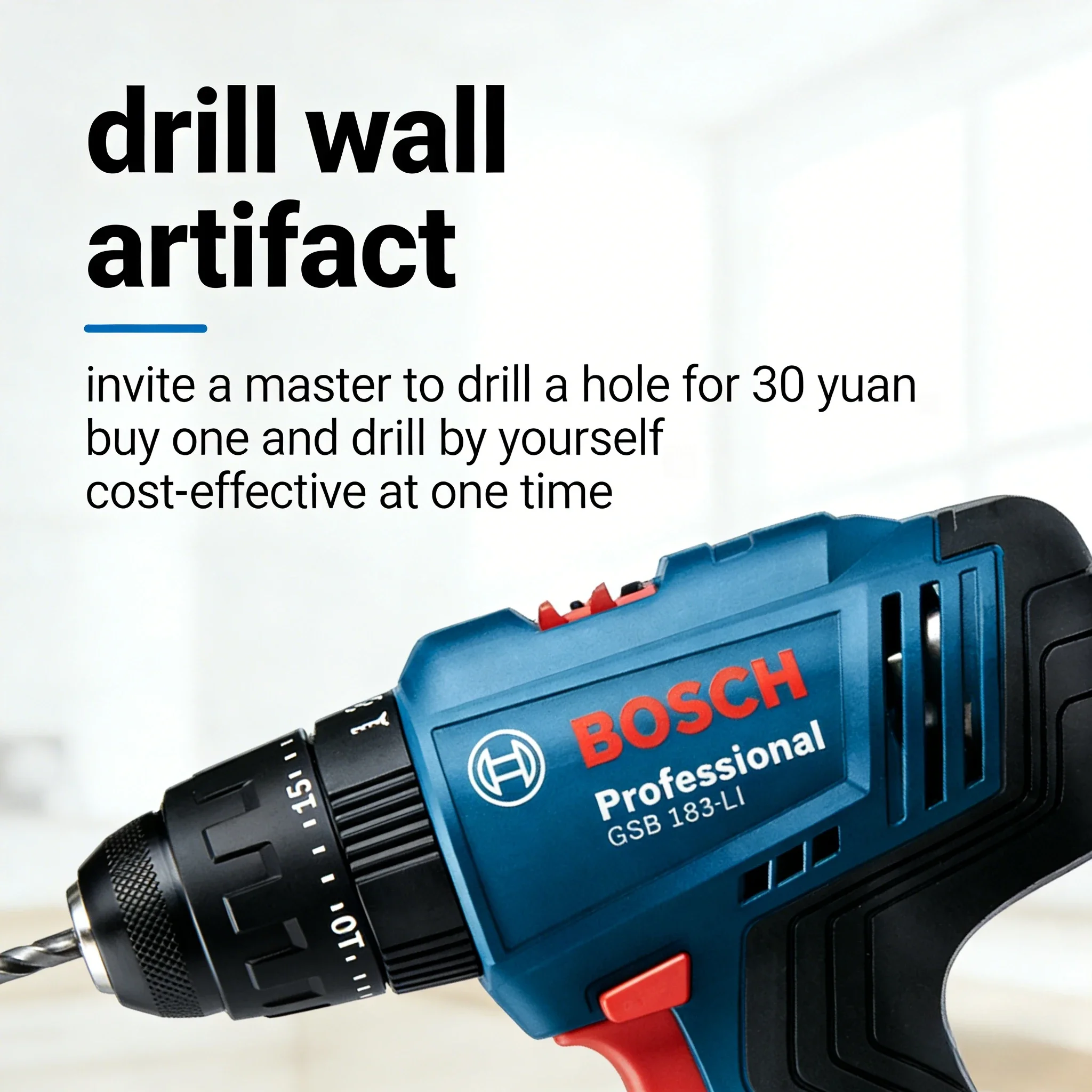 Taladro percutor inalámbrico B - Bosch Drill Gsb 18V reseña y precio