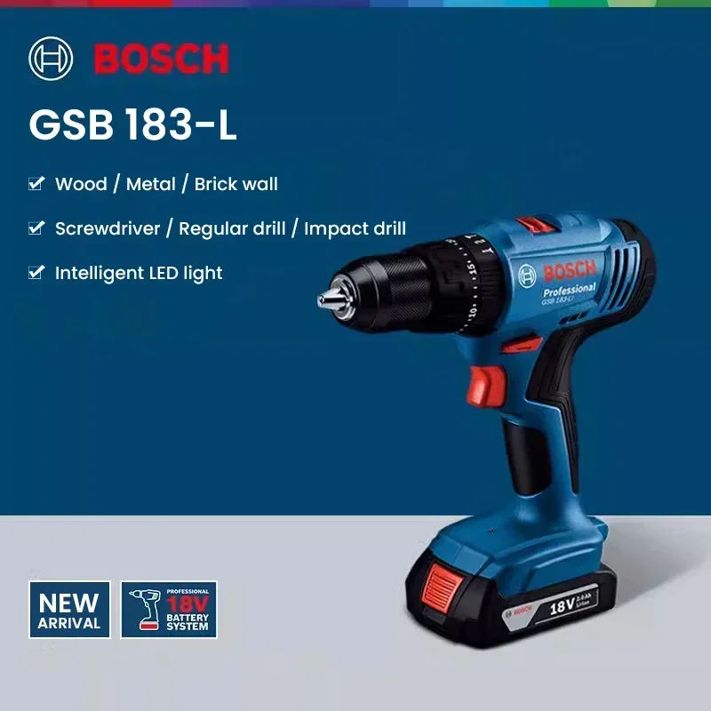 Taladro percutor inalámbrico B - Bosch Drill Gsb 18V reseña y precio