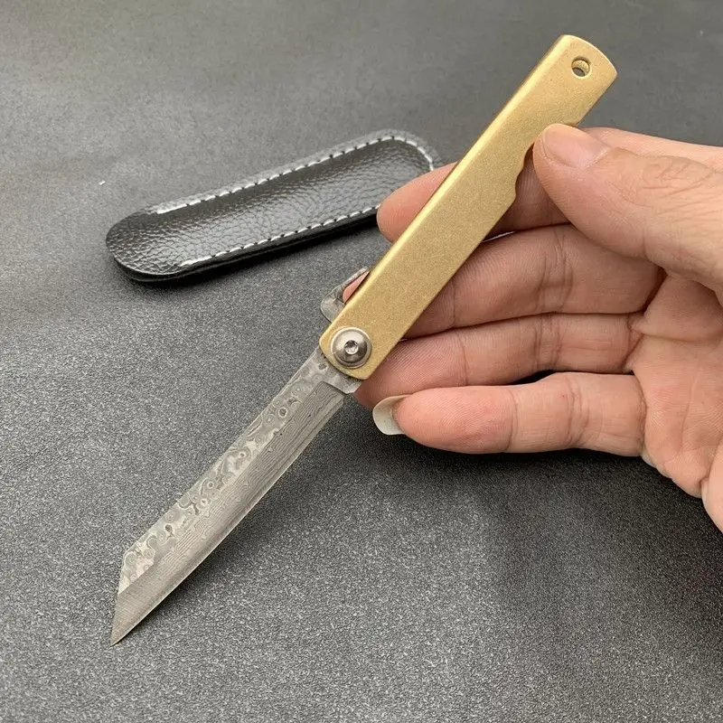 Higonokami-Mini cuchillo plega - Woodworking Japanese reseña y precio