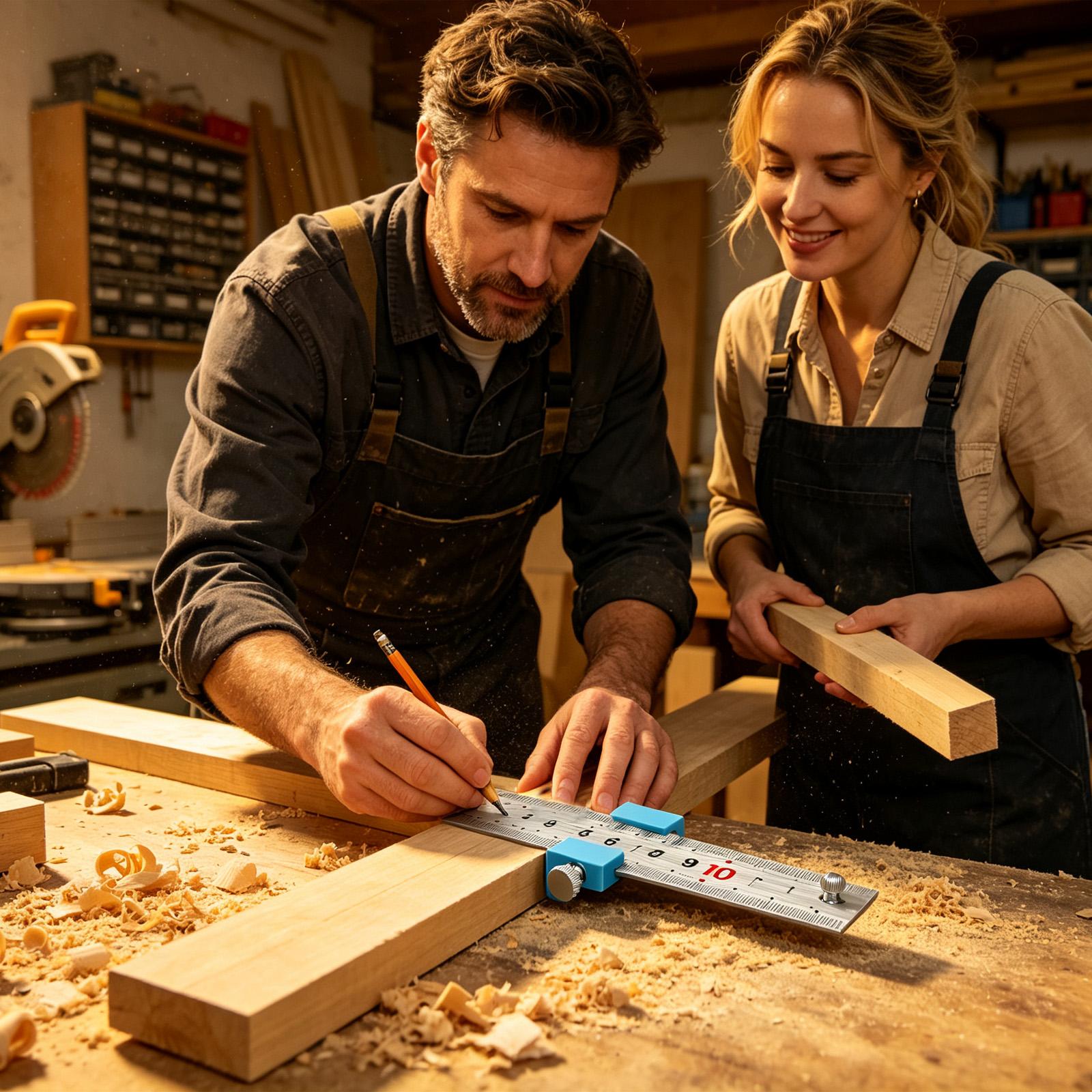 Herramientas de Carpintería: R - Woodworking Ruler reseña y precio