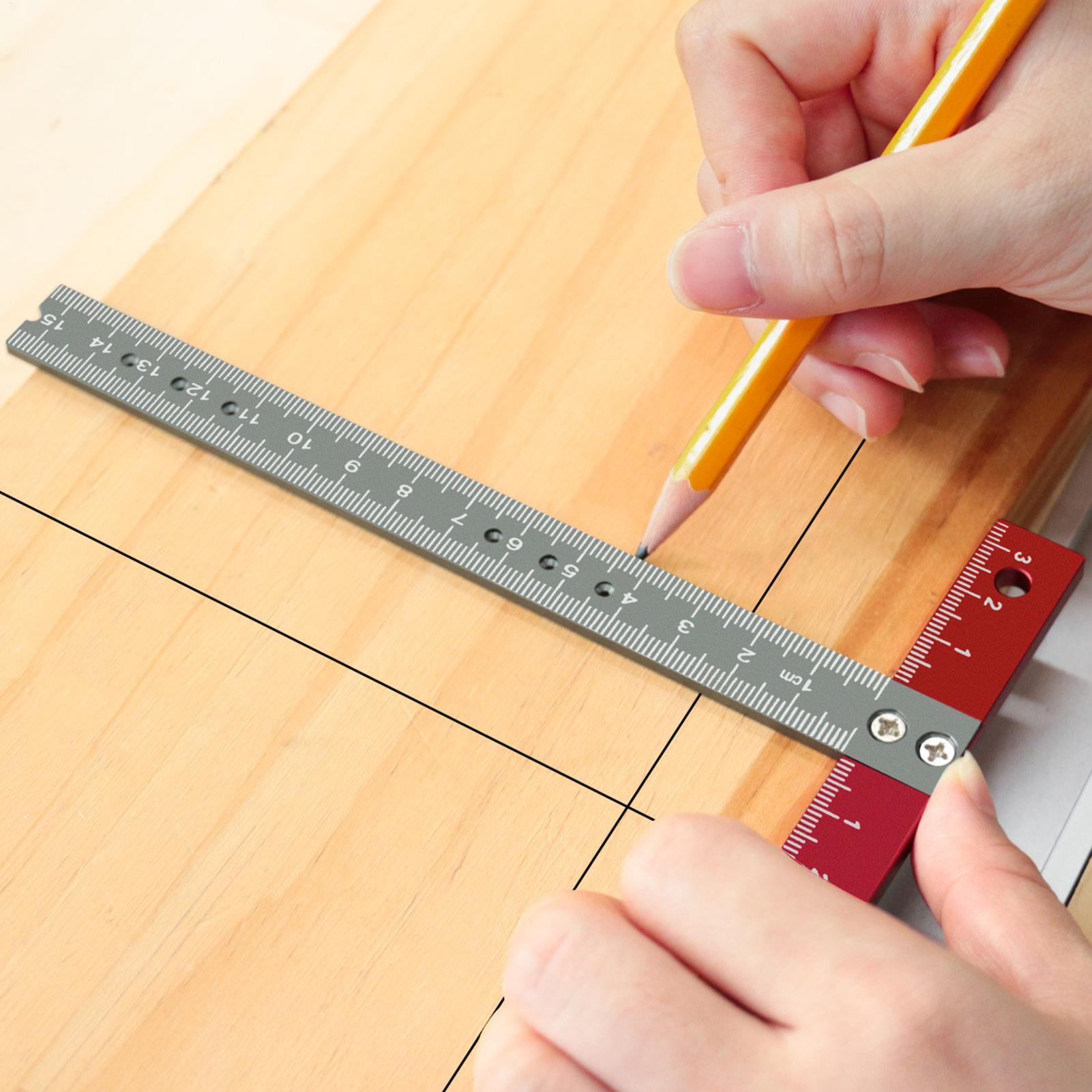 Regla de carpintería en forma  - Woodworking Ruler reseña y precio