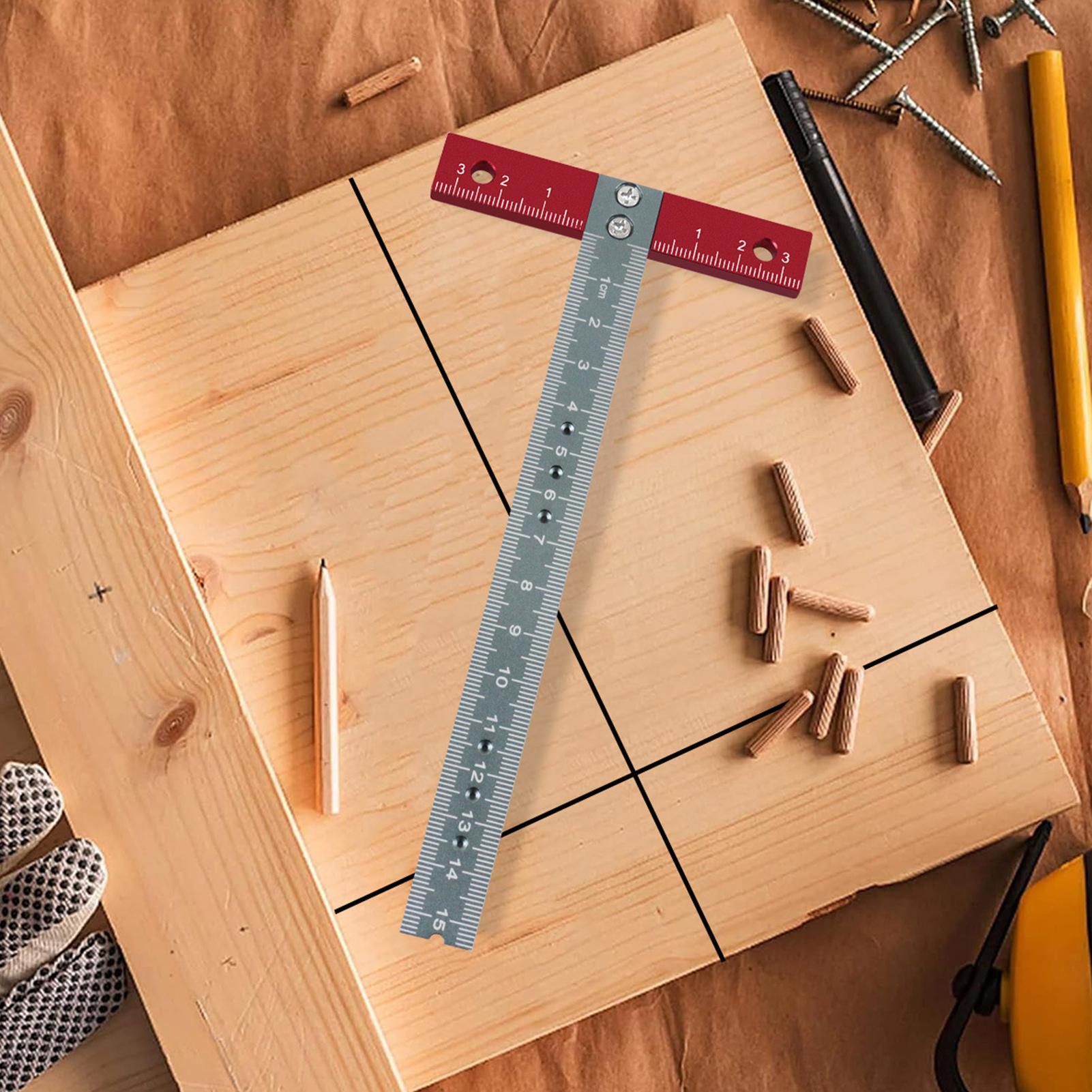 Regla de carpintería en forma  - Woodworking Ruler reseña y precio