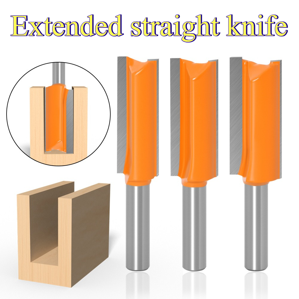 Fresa recta para router, con v - Router Bits For Woodworking reseña y precio